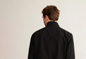 Chaqueta Bomber de hombre de alta calidad Chaqueta de invierno de lona de diseño personalizado con logotipo frontal-Producto de venta al por mayor - Product Image 6