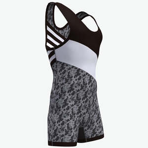 Sans manches de haute qualité hommes lutte Singlet dernière mode léger confortable lutte Singlet avec taux réglable - Product Image 2