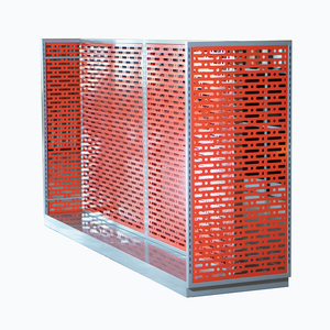 ADONG Custom A36 Estante de escritura Estantes de supermercado Góndola de metal de un solo lado de Servicio Ligero Característica de doble cara personalizada - Product Image 1