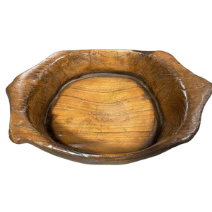 Bol à pâte en bois d'inspiration vintage noir avec bol à pâte artisanal du vendeur indien pour servir au prix de gros bon marché - Product Image 3