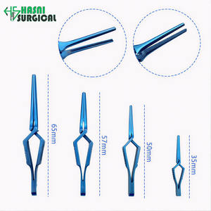 Clip de fixation vasculaire artérielle chirurgical Hasni, angle 6,5 cm, pointe atraumatique, acier inoxydable, manuel, certifié CE, ophtalmique - Product Image 6