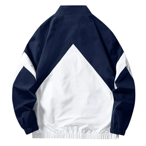 Chaqueta Cortavientos Ligera con Cremallera, Chaqueta Anorak de Béisbol, Bloques de Color, Manga Larga, para Correr al Aire Libre, Resistente al Viento - Product Image 6