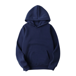 Survêtement à capuche bleu marine avec pantalon de jogging gris foncé pour hommes et femmes, vêtements de sport décontractés d'hiver, vente en gros, usine OEM, logo personnalisé - Product Image 4