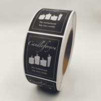 Etiquette en vinyle personnalisée Etiquette étanche pour boîte cadeau