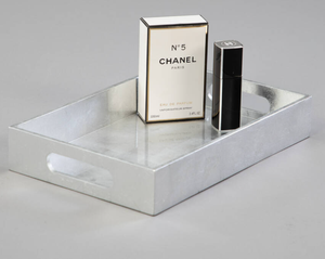 Plateau de laque de couleur or argenté rectangulaire de haute qualité pour décoration de lune de miel de mariage fabriqué au vietnam - Product Image 5