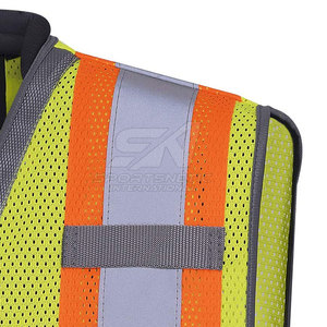 Industrial Workwear Vest Reinforced Fabric with Functional Storage Pockets for Tools Workwear Vest - Product Image 5