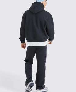 Conjuntos de chándal OEM de alta calidad, 2 piezas, holgados, en blanco, de peso pesado, 500 GSM, chándales Boxy Fit, chándal personalizado de gran tamaño para hombre - Product Image 3