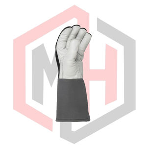 Gants de soudage en polyester résistants au feu et à la déchirure, haute qualité, résistants à la chaleur, antistatiques, sans poudre, 11 oz, 14 pouces, durables - Product Image 3