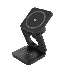 Nhà Sản Xuất Trực Tiếp Xách Tay Mini 3in1 Từ 15W Gấp Sạc Không Dây Gấp Điện Thoại Đứng - Product Image 4