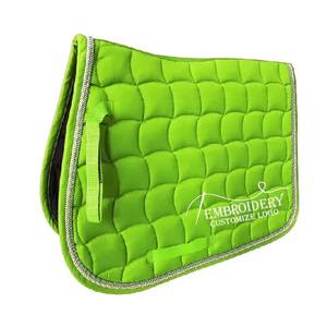 ปรับแต่งโลโก้ แผ่นรองอานม้า อุปกรณ์เสริมม้า แผ่นรองม้า ชุดกันกระโดด แผ่นรองอาน ผลิตภัณฑ์แข่งม้าจากอินเดีย - Product Image 1