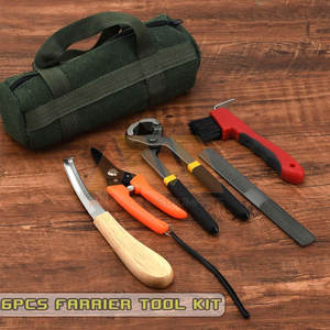 Kit de Herramientas de Herrador Reutilizable, Juego Completo de Instrumentos de Acero Inoxidable para el Cuidado de Cascos, Kit de Herrador Profesional para el Mantenimiento de Cascos de Caballos - Product Image 4