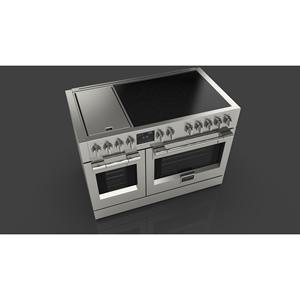 SOFIA 48 Freestanding Pro Induction <b>Range</b> with Griddle Oven Grill Electric Tempered Glass for Restaurant Use - Product Image 1