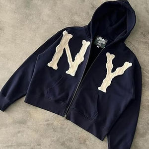 Sudadera con Capucha para Hombre, Estilo Lavado Ácido, Diseño Personalizado 2025, Moda Urbana Premium, Ropa Deportiva, Talla Grande, Fabricante OEM, 100% Algodón, Invierno - Product Image 5