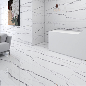 กระเบื้องพอร์ซเลนลายหินอ่อนมันวาวขนาด800X1600มม. gvt pgvt vitrified สำหรับตกแต่งภายในพื้นและผนังบ้าน - Product Image 1