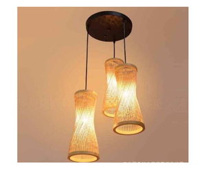 Lámpara de bambú a granel Lámpara de bambú sostenible Colgante de techo Hecho a mano Elegancia para el hogar Resplandor al aire libre Ofertas al por mayor asequibles - Product Image 5