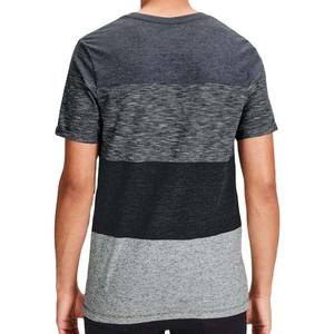 Nouveauté Vêtements pour hommes de bonne qualité OEM design personnalisé couleur contrastée Chemises pour hommes grande taille 100% coton col en V été décontracté - Product Image 3