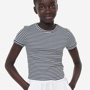Camiseta transpirable para niñas, camisetas con estampado colorido, Jersey suave de verano, Top femenino para adolescentes - Product Image 4