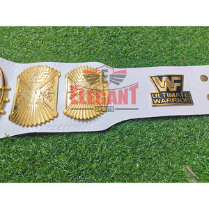 WWF เข็มขัดมวยปล้ำรุ่นนกอินทรีมีปีก, เข็มขัดหนังแผ่นสังกะสีขนาด4มม. เข็มขัดแชมป์โลกรุ่นเฮฟวีเวตผลิตจาก sialkot - Product Image 2