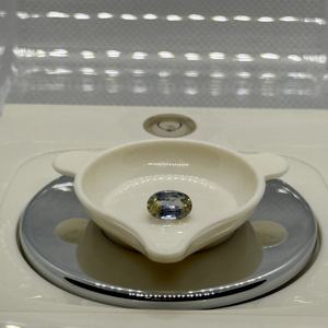 ไพลินธรรมชาติสองสีไม่ทำให้อุ่นไพลินสีเหลืองและสีน้ำเงินอัญมณีคุณภาพสูง - Product Image 4