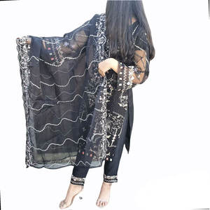 2025 verano nueva moda vestido de Boutique de seda de alta calidad para damas diseño de bordado ligero ropa de fiesta - Product Image 3