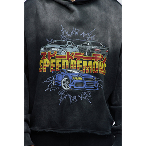 เสื้อฮู้ดผู้ชายขายส่ง พิมพ์ลายโลโก้ด้านหน้า ผ้าฝ้าย 100% ทรงปกติ ไม่หด ระบายอากาศ แห้งเร็ว - Product Image 4