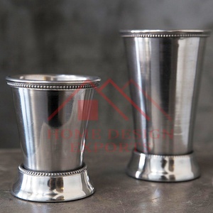 Vase pour table de dîner et métal coulé en aluminium nickelé décoratif Julep fleur Vase décoration de table meilleur vendeur - Product Image 4