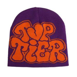 Bonnet d'hiver en laine pour hommes de haute qualité différentes couleurs à la mode Smile Face Design Hot Selling Caps - Product Image 4