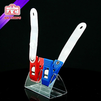 Clips de plástico para tarjetas de identificación Clip de correa de identificación