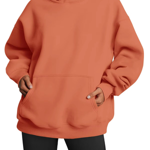Sudaderas Modernas para Mujer, Deportivas, de Invierno, Tejido de Felpa Suave, Ligero, de Algodón Transpirable, Ecológico, Corte Regular, Casual - Product Image 1