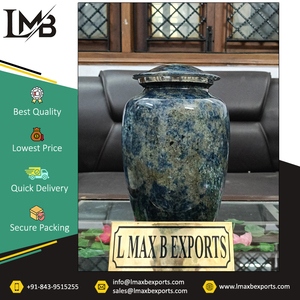 Exportateur et fournisseur d'urnes funéraires en métal multicolore de qualité supérieure/urnes en aluminium pour cendres humaines - Product Image 6