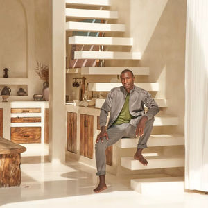 Veste décontractée noire 100 % imperméable, durable, finition été, motif pleine lune, tissée, avec poches latérales zippées, pour l'extérieur - Product Image 6