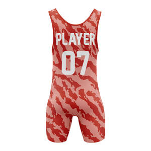 Singlet de lutte pour hommes de haute qualité, respirant, extensible à l'avant, taille plus 6XL, motif imprimé par transfert thermique avec logo personnalisé - Product Image 5