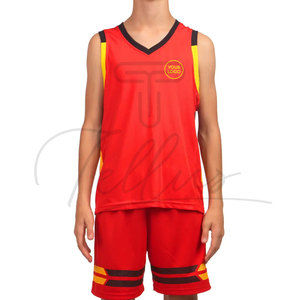 Uniformes de basket-ball pour enfants de haute qualité, design personnalisé, style personnalisé, vêtements de sport, uniformes pour enfants de nouvelle conception personnalisés - Product Image 4