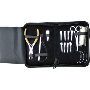 2025 meilleurs outils multicolores de qualité tout en un pince à cheveux petits outils de boucle de ciseaux pour kit d'outils d'extension de cheveux - Product Image 3