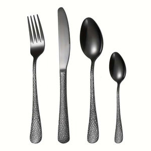 Venta al por mayor Hecho en India a bajo precio Cuchara de metal Tenedor Cuchillo Cubiertos Hotel Juego de cubiertos de acero inoxidable para la cena de la boda Fiesta - Product Image 6