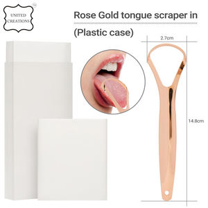 Wholesale Portable Copper Eco- Friendly <b>Tongue</b> <b>Scraper</b> Set <b>Tongue</b> <b>Scraper</b> for Adults <b>Tongue</b> <b>Scraper</b> - Product Image 6