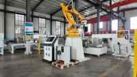 Machine de palettisation robotisée à double station CHANGTENG, robot palettiseur chinois, machine de palettisation robotisée pour palettes de boîtes