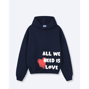 Alta calidad sólido 100% algodón impreso logotipo personalizable Casual con capucha lavado pulóver Sudadera con capucha con paquete para hombre servicio OEM - Product Image 1