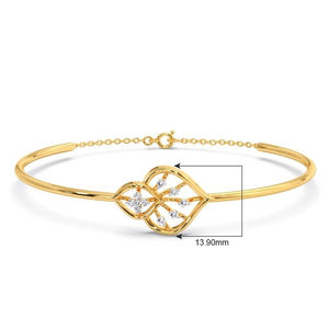 VS1 Clarity F Color Pulsera 14K Oro Moissanite Joyas de diamantes para Mujeres para la fabricación de joyas - Product Image 4
