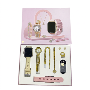 Montre connectée Sower A58 Plus avec bracelet serti de diamants pour femmes, étanche IP67, tracker d'activité, coffret cadeau - Product Image 1