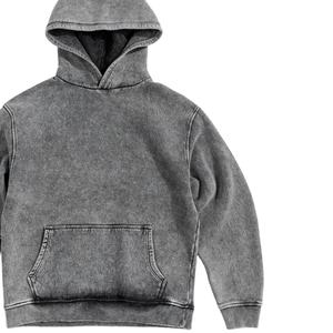 Última Llegada, Sudadera con Capucha Casual para Hombre, Lavado Ácido, 100% Algodón, Precios al por Mayor, Sudadera con Capucha Extra Grande para Adultos 2026 - Product Image 5