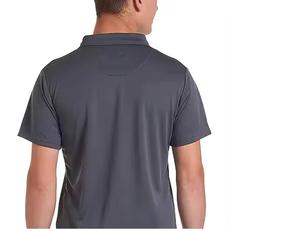 Jersey de Golf de diseño personalizado de alta calidad para hombre, manga corta bordada inteligente informal para camiseta Polo, estampado de tela sólida para Spo - Product Image 2