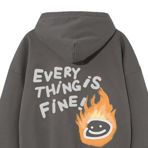 Sweat-shirt épais pour homme, vente en gros, streetwear, décontracté, logo personnalisé, pull d'hiver, broderie, doux, uni, facile à porter, haute qualité - Product Image 3