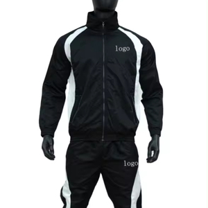 Ventes en gros de survêtements personnalisés avec logo, ensembles pour hommes, survêtements vierges pour hommes, coupe-vent en nylon, ensemble de survêtement pour hommes - Product Image 4