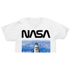 Camiseta Gráfica para Hombre Changes, Diseño de Transbordador Espacial de la NASA, 100% Algodón Jersey, Talla Pequeña, 200 Gramos, Serigrafía - Product Image 2