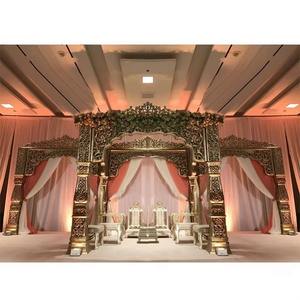 Última Bollywood diseñado boda Mandap mejor indio hindú matrimonio Mandaps precio bajo tendencia moderna boda Mandap decoración conjunto Reino Unido - Product Image 1