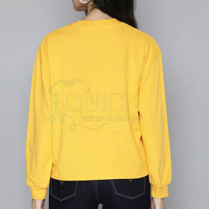 Venta caliente de invierno de las mujeres Slim Fit cómodo transpirable ecológico antiarrugas frente Logo pulóver sudaderas - Product Image 2