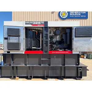 Groupe électrogène industriel diesel silencieux d'occasion 260 kW, sortie 480 V, groupe électrogène de secours commercial fermé HDR325JS6CA3S13DA - Product Image 3
