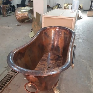 Cobre puro de calidad de exportación al mejor precio para baños de estilo de granja, remojo cómodo disponible de Material metálico de la India - Product Image 3