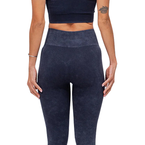 Gym Fitness Wear <b>Acid</b> <b>Wash</b> Women <b>Leggings</b> Custom Logo Activewear Sport Gym Fitness Yoga <b>Leggings</b> for Women - Product Image 4
